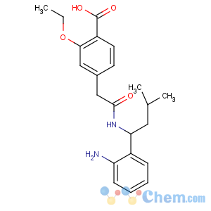 CAS No:637301-29-2 4-[2-[[(1S)-1-(2-aminophenyl)-3-methylbutyl]amino]-2-oxoethyl]-2-<br />ethoxybenzoic acid