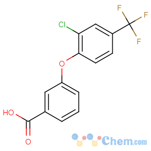CAS No:63734-62-3 3-[2-chloro-4-(trifluoromethyl)phenoxy]benzoic acid
