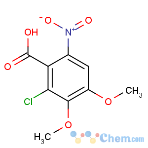 CAS No:637347-71-8 2-chloro-3,4-dimethoxy-6-nitrobenzoic acid