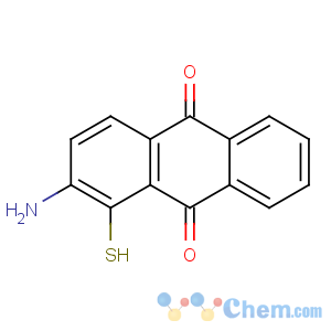CAS No:6374-73-8 9,10-Anthracenedione,2-amino-1-mercapto-