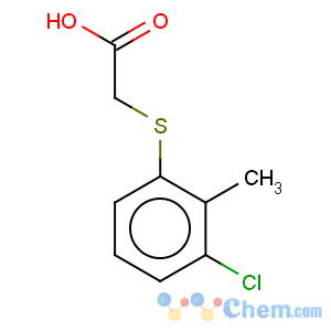 CAS No:6375-67-3 2-[(3-Chloro-2-methylphenyl)thio]acetic acid