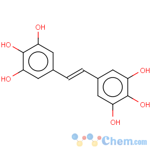 CAS No:637776-83-1 1,2,3-Benzenetriol,5,5'-(1E)-1,2-ethenediylbis-