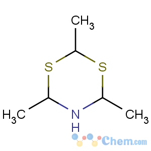 CAS No:638-17-5 2,4,6-trimethyl-1,3,5-dithiazinane