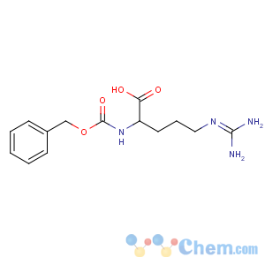 CAS No:6382-93-0 (2R)-5-(diaminomethylideneamino)-2-(phenylmethoxycarbonylamino)pentanoic<br />acid