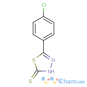 CAS No:63857-85-2 5-(4-chlorophenyl)-3H-1,3,4-thiadiazole-2-thione