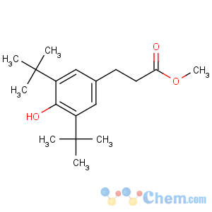 CAS No:6386-38-5 methyl 3-(3,5-ditert-butyl-4-hydroxyphenyl)propanoate