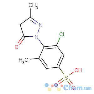 CAS No:6387-17-3 3-chloro-5-methyl-4-(3-methyl-5-oxo-4H-pyrazol-1-yl)benzenesulfonic acid