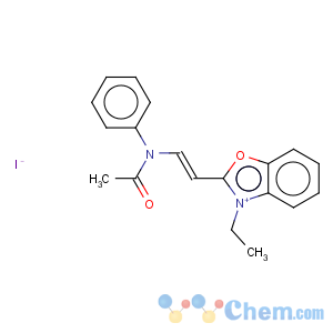 CAS No:63870-30-4 Benzoxazolium,3-ethyl-2-[2-(phenylamino)ethenyl]-, iodide (1:1)