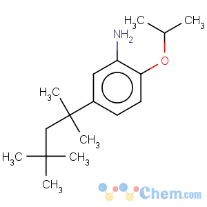 CAS No:6388-33-6 Benzenamine,2-(1-methylethoxy)-5-(1,1,3,3-tetramethylbutyl)-