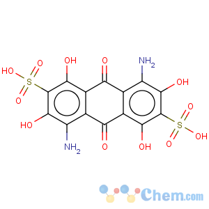 CAS No:6388-42-7 2,6-Anthracenedisulfonicacid, 4,8-diamino-9,10-dihydro-1,3,5,7-tetrahydroxy-9,10-dioxo-