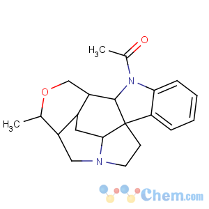CAS No:639-34-9 Curan,1-acetyl-17,19-epoxy-, (19R)- (9CI)