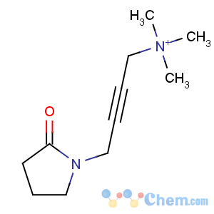 CAS No:63939-65-1 2-Butyn-1-aminium,N,N,N-trimethyl-4-(2-oxo-1-pyrrolidinyl)-