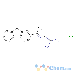 CAS No:63956-02-5 Hydrazinecarboximidamide, 2-[1-(9H-fluoren-2-yl)ethylidene]-, hydrochloride (1:1)