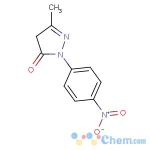 CAS No:6402-09-1 5-methyl-2-(4-nitrophenyl)-4H-pyrazol-3-one