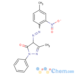 CAS No:6407-77-8 5-methyl-4-[(4-methyl-2-nitrophenyl)diazenyl]-2-phenyl-4H-pyrazol-3-one