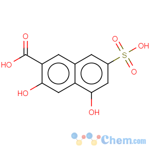 CAS No:6407-90-5 2-Naphthalenecarboxylicacid, 1,7-dihydroxy-4-sulfo-
