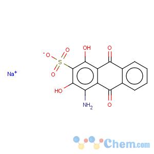CAS No:6409-77-4 2-Anthracenesulfonicacid, 4-amino-9,10-dihydro-1,3-dihydroxy-9,10-dioxo-, sodium salt (1:1)