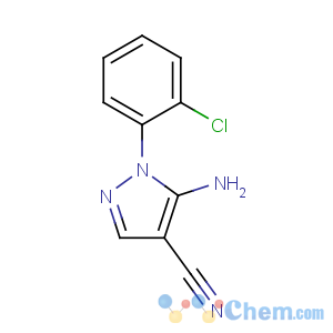 CAS No:64096-89-5 5-amino-1-(2-chlorophenyl)pyrazole-4-carbonitrile