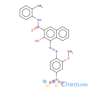 CAS No:6410-33-9 2-Naphthalenecarboxamide,3-hydroxy-4-[2-(2-methoxy-4-nitrophenyl)diazenyl]-N-(2-methylphenyl)-