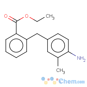 CAS No:6411-64-9 Benzoicacid, 2-[(4-amino-3-methylphenyl)methyl]-, ethyl ester