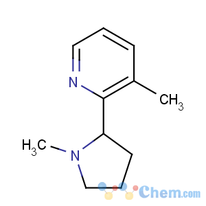 CAS No:64114-31-4 3-methyl-2-(1-methylpyrrolidin-2-yl)pyridine