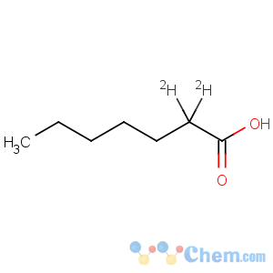 CAS No:64118-38-3 Heptanoic-2,2-d2 acid(9CI)