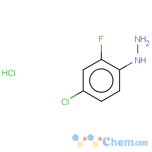 CAS No:64172-78-7 Hydrazine,(4-chloro-2-fluorophenyl)-, hydrochloride (1:1)