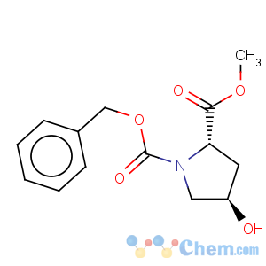 CAS No:64187-48-0 1,2-Pyrrolidinedicarboxylicacid, 4-hydroxy-, 2-methyl 1-(phenylmethyl) ester, (2S,4R)-