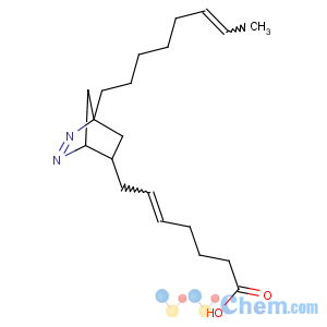 CAS No:64192-56-9 5-Heptenoic acid,7-[(1R,4S,5R,6R)-6-(1E)-1-octen-1-yl-2,3-diazabicyclo[2.2.1]hept-2-en-5-yl]-,(5Z)-