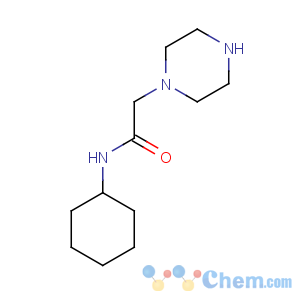 CAS No:64204-55-3 N-cyclohexyl-2-piperazin-1-ylacetamide