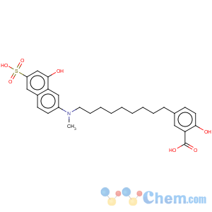 CAS No:6421-79-0 Benzoic acid,2-hydroxy-5-[[(8-hydroxy-6-sulfo-2-naphthalenyl)methylamino]sulfonyl]-