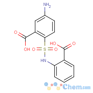 CAS No:6421-87-0 5-amino-2-[(2-carboxyphenyl)sulfamoyl]benzoic acid