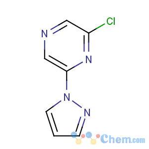 CAS No:642459-09-4 2-chloro-6-pyrazol-1-ylpyrazine
