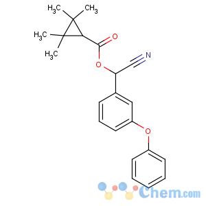 CAS No:64257-84-7 [cyano-(3-phenoxyphenyl)methyl]<br />2,2,3,3-tetramethylcyclopropane-1-carboxylate