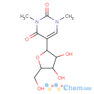 CAS No:64272-68-0 5-[(2S,3R,4S,5R)-3,4-dihydroxy-5-(hydroxymethyl)oxolan-2-yl]-1,<br />3-dimethylpyrimidine-2,4-dione