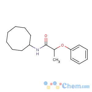 CAS No:6428-60-0 N-cyclooctyl-2-phenoxypropanamide