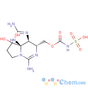 CAS No:64296-25-9 Carbamic acid,N-sulfo-,[(3aS,4R,10aS)-2,6-diamino-3a,4,9,10-tetrahydro-10,10-dihydroxy-1H,8H-pyrrolo[1,2-c]purin-4-yl]methylester