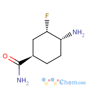 CAS No:643069-85-6 cyclohexanecarboxamide, 4-amino-3-fluoro-, (1r,3s,4r)- (9ci)