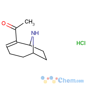 CAS No:64314-16-5 Ethanone,1-(1R,6R)-9-azabicyclo[4.2.1]non-2-en-2-yl-, hydrochloride (9CI)