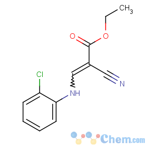 CAS No:64317-75-5 ethyl 3-(2-chloroanilino)-2-cyanoprop-2-enoate