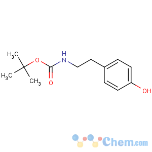 CAS No:64318-28-1 tert-butyl N-[2-(4-hydroxyphenyl)ethyl]carbamate