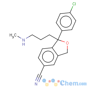CAS No:64372-52-7 5-Isobenzofurancarbonitrile,1-(4-chlorophenyl)-1,3-dihydro-1-[3-(methylamino)propyl]-
