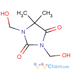 CAS No:6440-58-0 1,3-bis(hydroxymethyl)-5,5-dimethylimidazolidine-2,4-dione