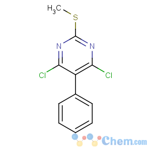 CAS No:64415-11-8 4,6-dichloro-2-methylsulfanyl-5-phenylpyrimidine