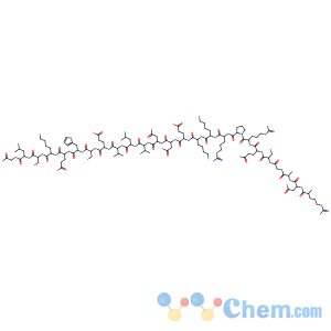 CAS No:64421-69-8 Glycine, L-arginyl-L-a-aspartyl-L-alanylglycyl-L-seryl-L-glutaminyl-L-arginyl-L-prolyl-L-arginyl-L-lysyl-L-lysyl-L-a-glutamyl-L-a-aspartyl-L-asparaginyl-L-valyl-L-leucyl-L-valyl-L-a-glutamyl-L-seryl-L-histidyl-L-a-glutamyl-L-lysyl-L-seryl-L-leucyl-