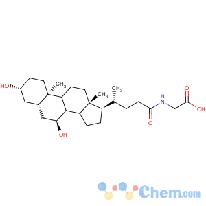 CAS No:64480-66-6 Glycine, N-[(3a,5b,7b)-3,7-dihydroxy-24-oxocholan-24-yl]-