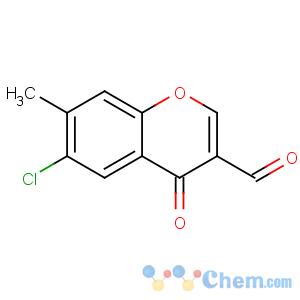 CAS No:64481-12-5 6-chloro-7-methyl-4-oxochromene-3-carbaldehyde