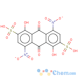 CAS No:6449-09-8 2,6-Anthracenedisulfonicacid, 9,10-dihydro-1,5-dihydroxy-4,8-dinitro-9,10-dioxo-