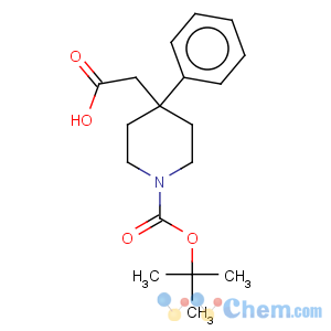 CAS No:644982-20-7 4-Piperidineaceticacid, 1-[(1,1-dimethylethoxy)carbonyl]-4-phenyl-