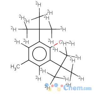 CAS No:64502-99-4 Phen-3,5-d2-ol-d,2,6-bis[1,1-di(methyl-d3)ethyl-2,2,2-d3]-4-methyl- (9CI)